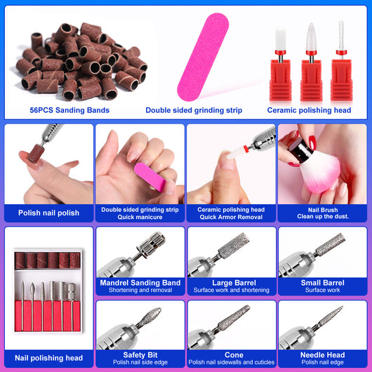 Pulidora de Uñas Portátil Recargable de Alta Potencia - Image 5