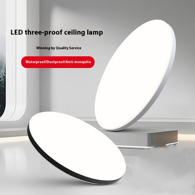 Lámpara de Techo LED Redonda Resistente para Balcón y Espacios Exteriores
