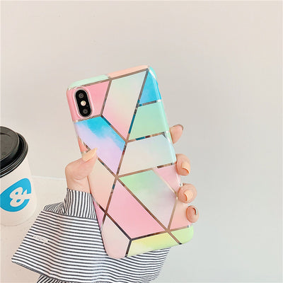 Funda de Silicona Marmolada Compatible con Apple - Image 12