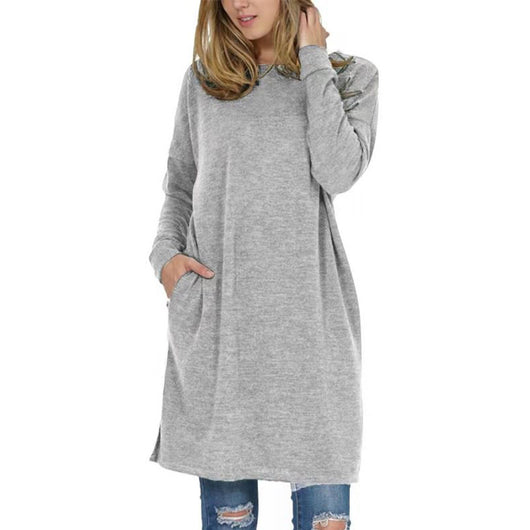 Chaqueta Talla Grande con Puños de Manga Larga - Image 8