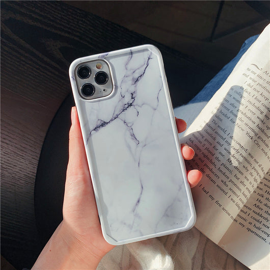 Funda Protectora Antigolpes con Patrón Mármol para Celular - Image 10