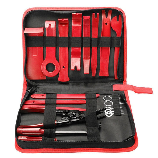 Kit de 19 Piezas para Desmontaje de Radio y Panel Automotriz
