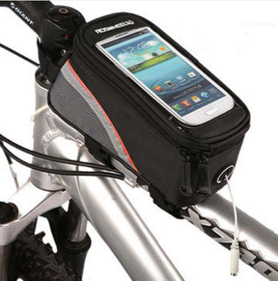 Bolsa Frontal para Bicicleta Compatible con iPhone y Smartphones - Image 4