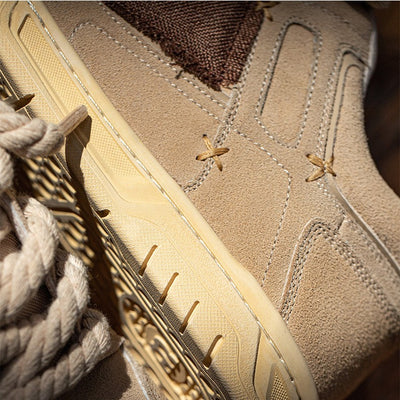 Zapatos Casuales Deportivos Retro con Parche de Cáñamo y Suela de Cuerda - Image 8