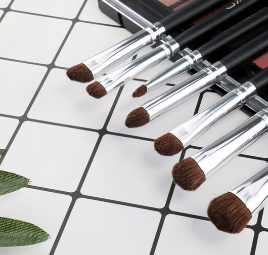 Set de 7 Brochas para Sombras de Ojos - Maquillaje Profesional - Image 3