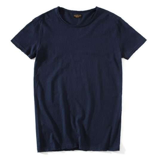 Camiseta Básica Slim Fit Cuello Redondo - Colores Lisos Primavera Verano - Image 6