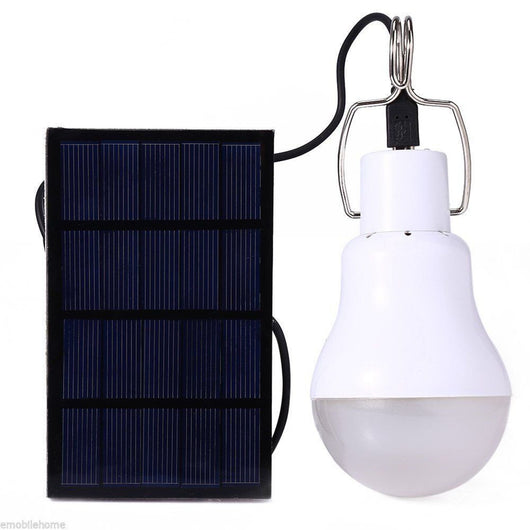 Lámpara Solar Portátil con Carga LED Recargable