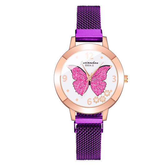 Reloj de Moda para Mujer con Diseño de Mariposas Coloridas - Image 16