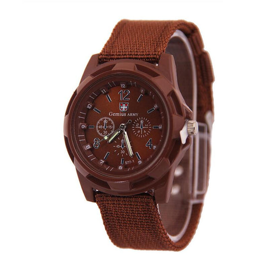 Reloj Militar Deportivo con Correa Tejida - Movimiento de Cuarzo Profesional - Image 5