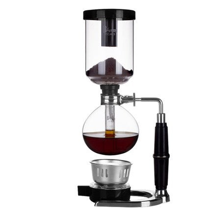Cafetera Sifón de Vidrio con Asa Negra - Café Premium Artesanal - Image 4