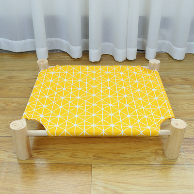 Cama de Camping de Madera para Gatos con Arenero Integrado - Image 21