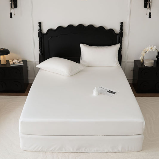 Sábana Individual de Fibra Tencel Lyocell Efecto Hielo - Confort Fresco para Verano