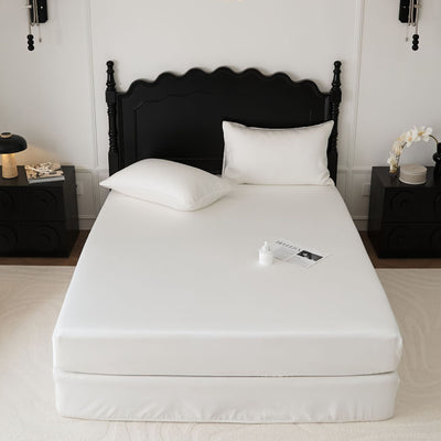Sábana Individual de Fibra Tencel Lyocell Efecto Hielo - Confort Fresco para Verano