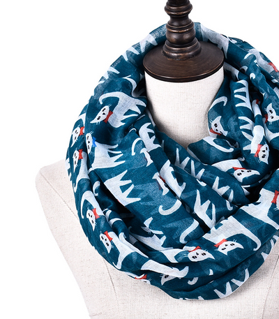 Pañuelo Cuadrado de Seda con Estampado de Gatos - Diseño Artístico Bali - Image 6