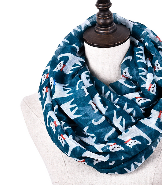 Pañuelo Cuadrado de Seda con Estampado de Gatos - Diseño Artístico Bali - Image 6