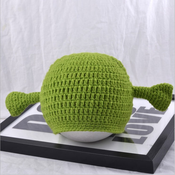 Gorro de Lana Tejido con Diseño Divertido y Creativo