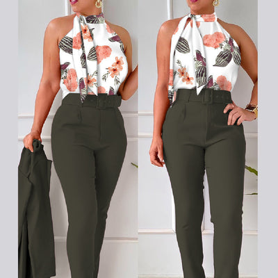Chaleco Floral para Traje Ejecutivo Mujer - Image 6