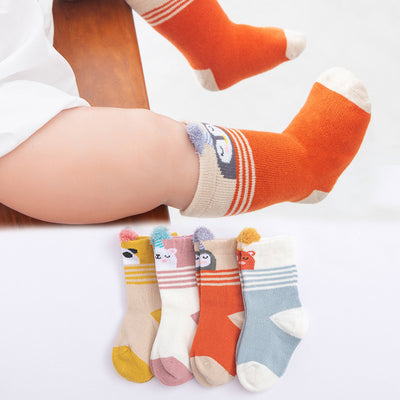 Calcetines para bebé con diseños animados y transferencia térmica - Image 14