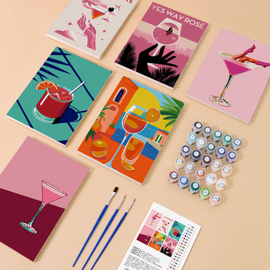 Kit de Pintura al Óleo Digital DIY - Paisajes y Flores - Image 12