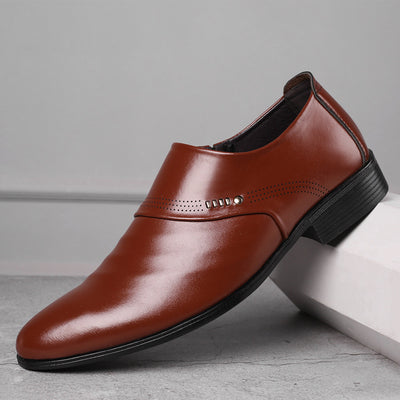 Zapatos de Cuero para Hombre con Punta Afilada - Estilo Casual Elegante - Image 4
