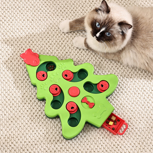 Juguete Interactivo Árbol de Navidad para Perros - Comedero Lento Antideslizante - Image 7