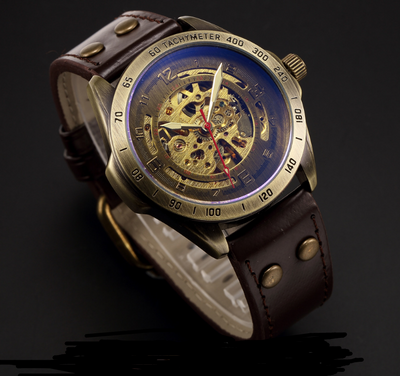 Reloj Mecánico Automático Vintage Hueco de Estilo Nostálgico - Image 7