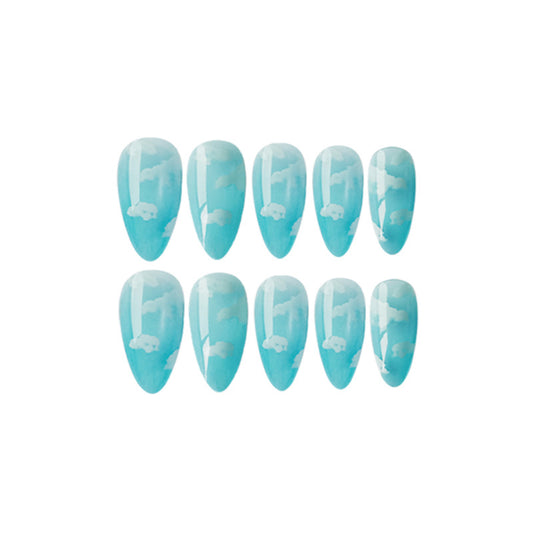 Parches de Uñas Postizas Efecto Gota de Agua - Image 2