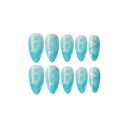 Parches de Uñas Postizas Efecto Gota de Agua - Image 2