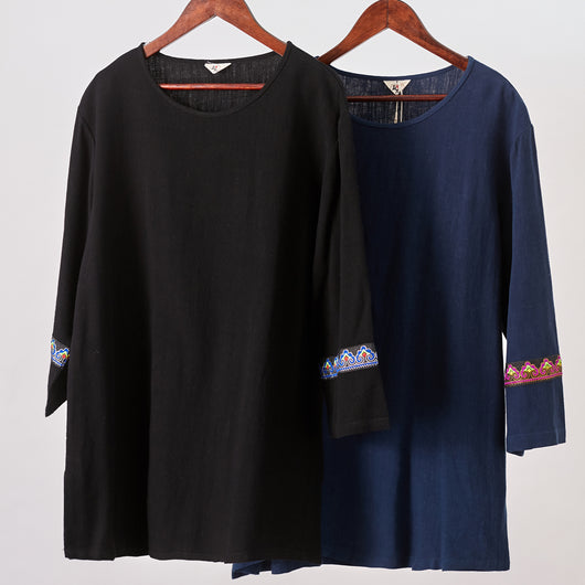 Camisa de Algodón y Lino - Image 3