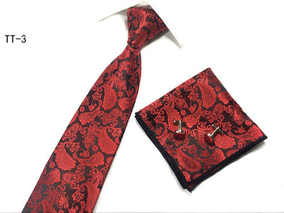 Traje de Tres Piezas con Corbata a Juego - Image 36