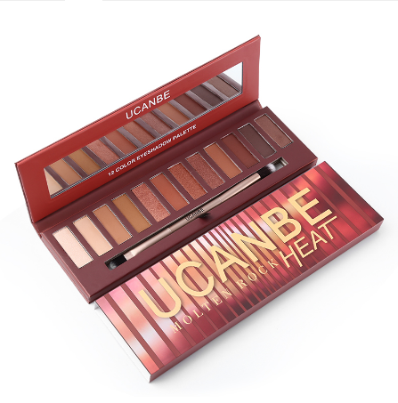 Paleta de Sombras Molten Rock - Tonos Nude, Shimmer y Ahumados
