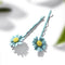 Elegante Pinza para Cabello con Diseño de Margarita