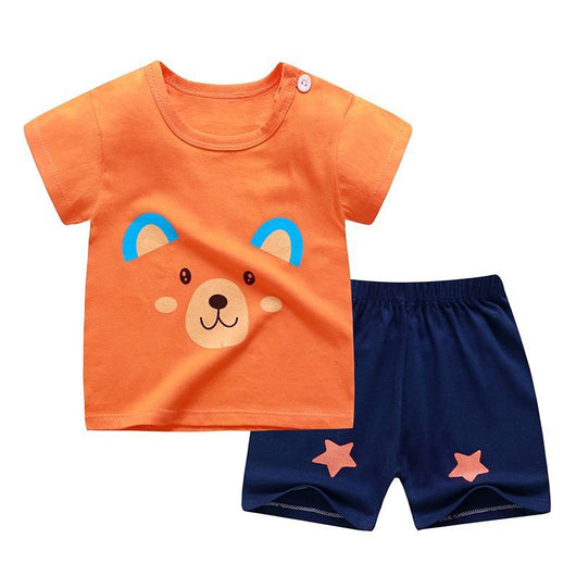Conjunto Infantil de Algodón con Pantalón Corto para Niño - Image 14