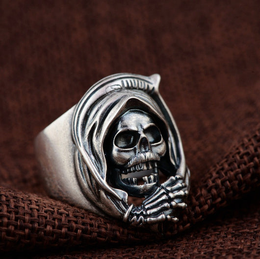 Anillo Calavera Vintage en Plata 925 para Hombre - Image 4