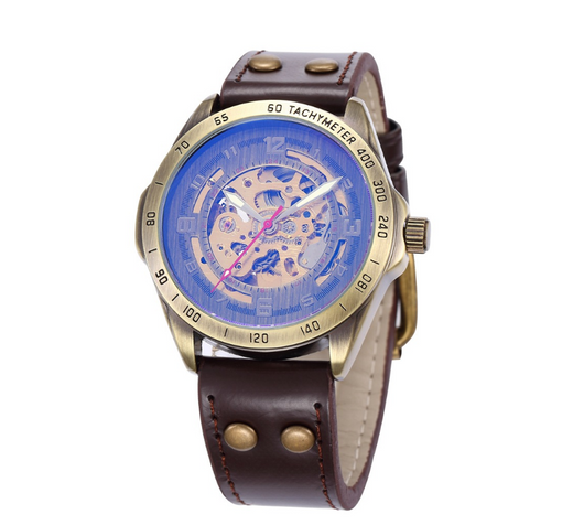 Reloj Mecánico Automático Vintage Hueco de Estilo Nostálgico - Image 12