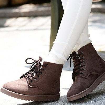 Botas de Invierno para Mujer con Tacón y Plantilla Térmica Acolchada - Image 4