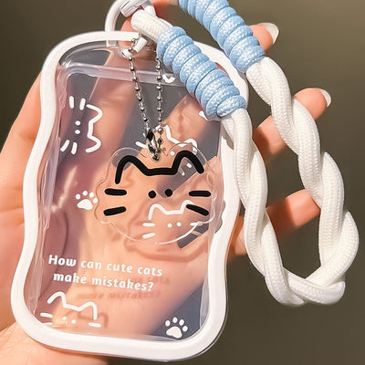 Funda Protectora para Carnet Estudiantil con Diseño Minimalista Gato - Image 13