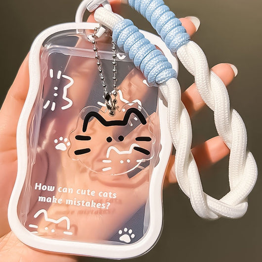 Funda Protectora para Carnet Estudiantil con Diseño Minimalista Gato - Image 13