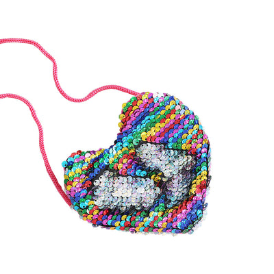 Bolso Bandolera Brillante con Llavero de Amor - Image 9