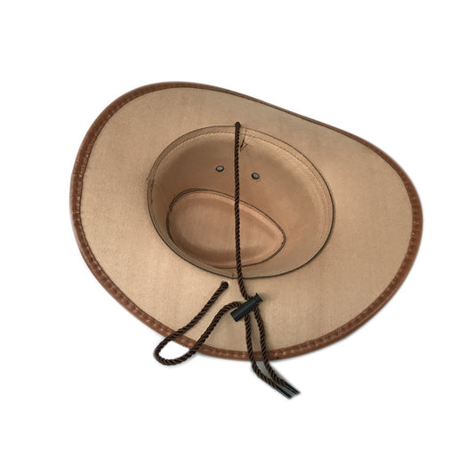 Sombrero Vaquero Estilo Oeste Americano de Cuero Sintético - Image 2