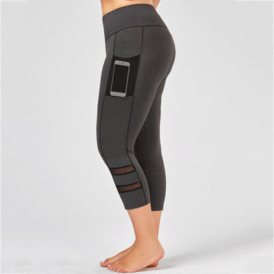 Leggings deportivos talla grande con detalles cutout