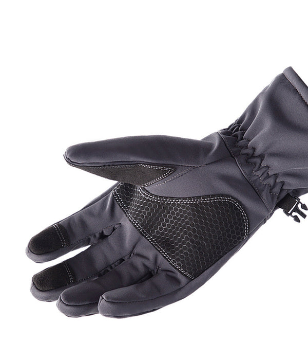 Guantes de esquí acolchados de velludo para deportes de invierno