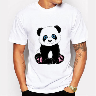 Playera Panda Expresión Manga Corta