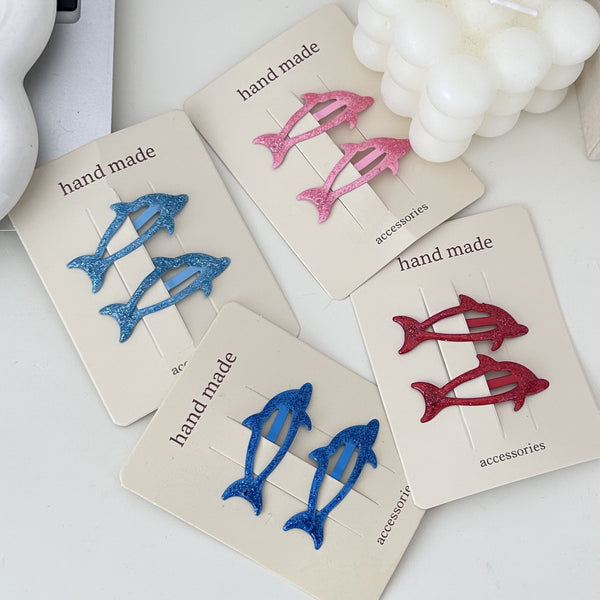 Horquilla Infantil Delfín Romántico - Accesorio para Cabello Niña