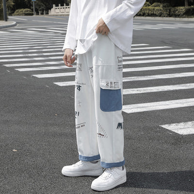 Pantalones Cargo Rectos Oversized de Tela Gruesa Marca Tide - Image 14