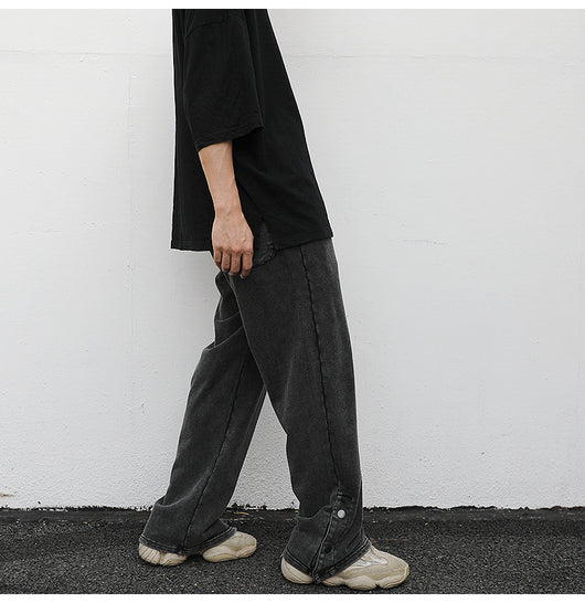 Pantalones de chándal holgados con aberturas laterales - Image 7