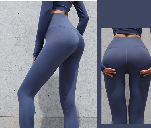 Pantalones Deportivos Cintura Alta con Efecto Realce en Cadera Melocotón - Image 28