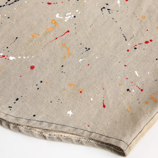 Camisa Denim Holgada con Efecto Tinta Splash - Image 19