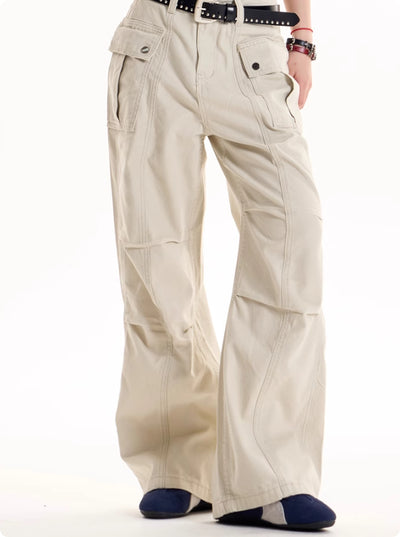 Pantalones de Trabajo Retro Americano Diseño Chica Picante - Image 10
