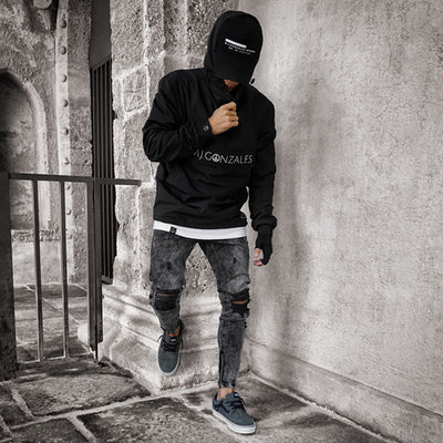 Jeans Negro Efecto Ácido
